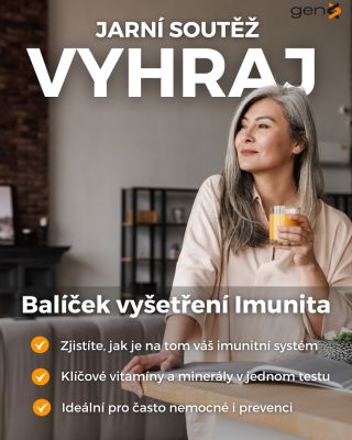 🌸 JARNÍ SOUTĚŽ O IMUNITU! 🌸 Chcete zjistit, jak je na tom váš imunitní systém? 💪🧬 Zapojte se do soutěže a vyhrajte...